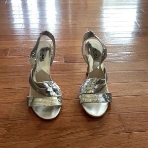 Michael Kors Sequin Heels Size 7.5